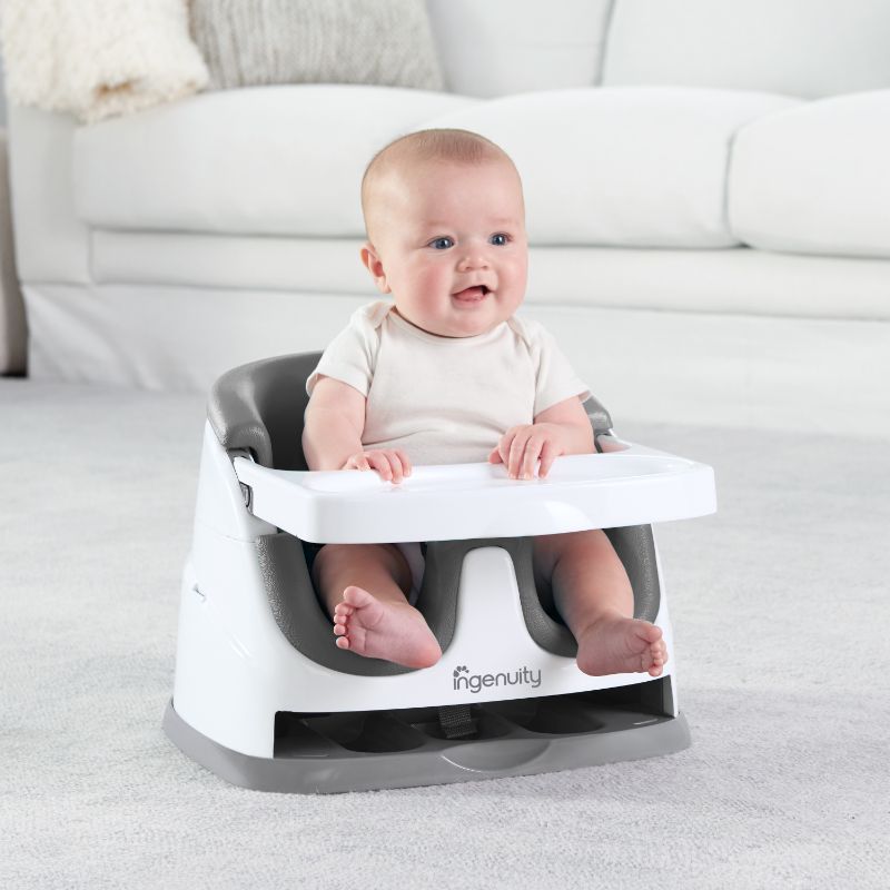 Photo 1 of Ingenuity™ Baby Base 2-in-1 Booster Seat in Slate

