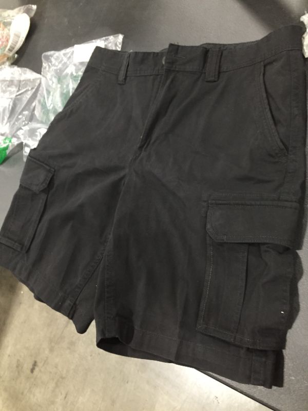 Photo 1 of black cargo shorts size 34 mens 