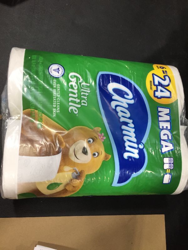 Photo 2 of Charmin Ultra Gentle Lotion Bathroom Tissue, Mega Rolls, 2-Ply - 6 rolls 24 pk