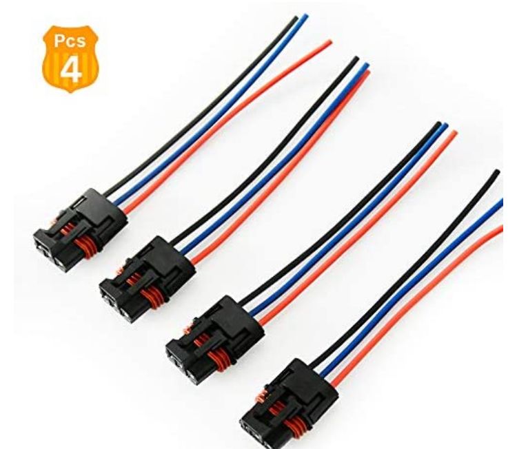 Photo 1 of 4 Pulse Power Plug Pigtail Connector for 2018 2019 2020 2021 Polaris Ranger XP1000  RS1 General Bus Bar Power Harness Pigtail Connector 2 packs