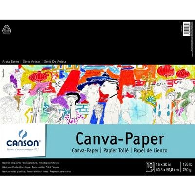Photo 1 of Canson Artist Series CanvaPaper Pad 16X2010 Sheets