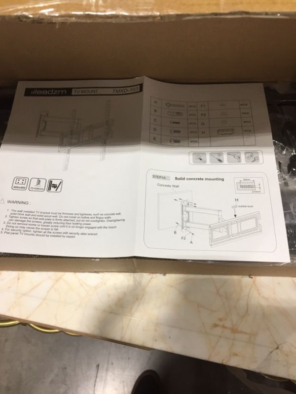 Photo 3 of LEADZM 32-60 “ Single Pendulum Small Base TV Stand Tmxd-103 Bearing 30KG/VESE400*400/ Up And Down -10 ~ 12°