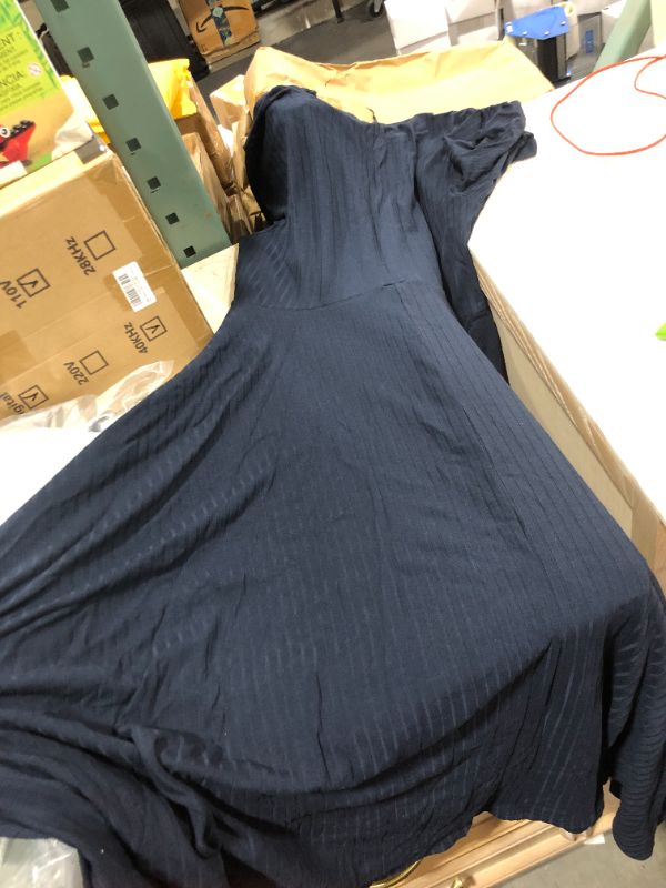 Photo 1 of Dark Blue Long Dress
 Large Size