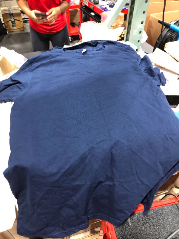 Photo 2 of Froot of the Loom 2 pc Dark Blue Shirts 
Medium