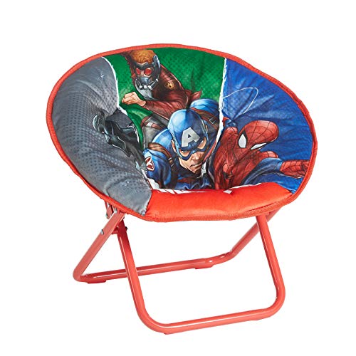Photo 1 of Idea Nuova Avengers Toddler 19” Folding Saucer Chair with Cushion, Ages 3+
