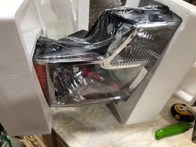 Photo 1 of 09-14 Ford F150 Headlights - Chrome Housing Amber Corner
