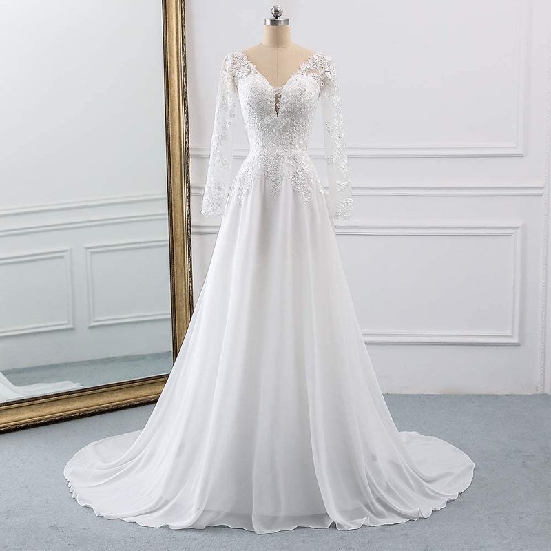 Photo 1 of Findlovewedding Wedding Dresses for Bride 2021 with Lace Appliques
SIZE 10
