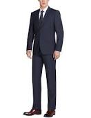 Photo 1 of CHAMA Men's 100% Wool 2 Piece Suit Set, Classic Fit Two Button Suit Jacket Blazer & Pants Set Suit - Many Colors
R48/42