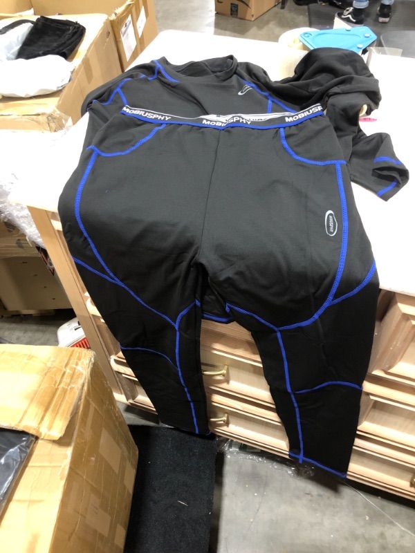 Photo 1 of Men’s Thermal Underwear Set Mens Thermals Top and Bottoms Base Layer Men Long Johns Winter Soft Functional Underwear Sleeve Set Quick Dry Sport Compression Suit for Workout Skiing Running Hiking Cycling  XL 
2pc