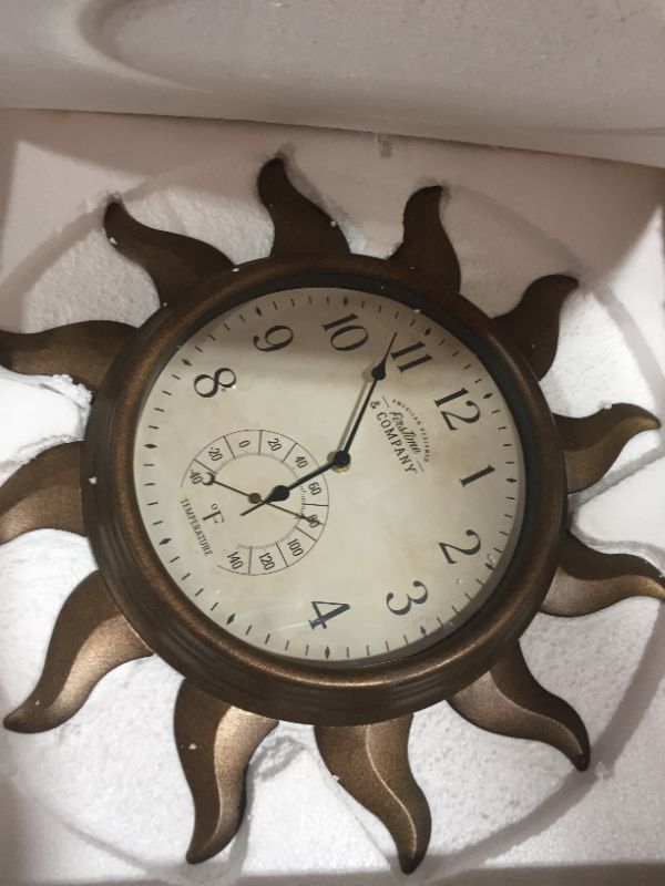 Photo 2 of FirsTime & Co. Sundeck Outdoor Clock, Aged Copper