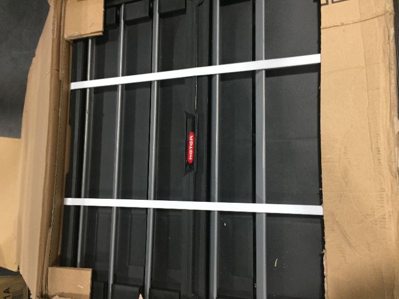 Photo 1 of Keter 5 Drawer Modular Tool Storage, Plastic Resin Tool Chest, Black