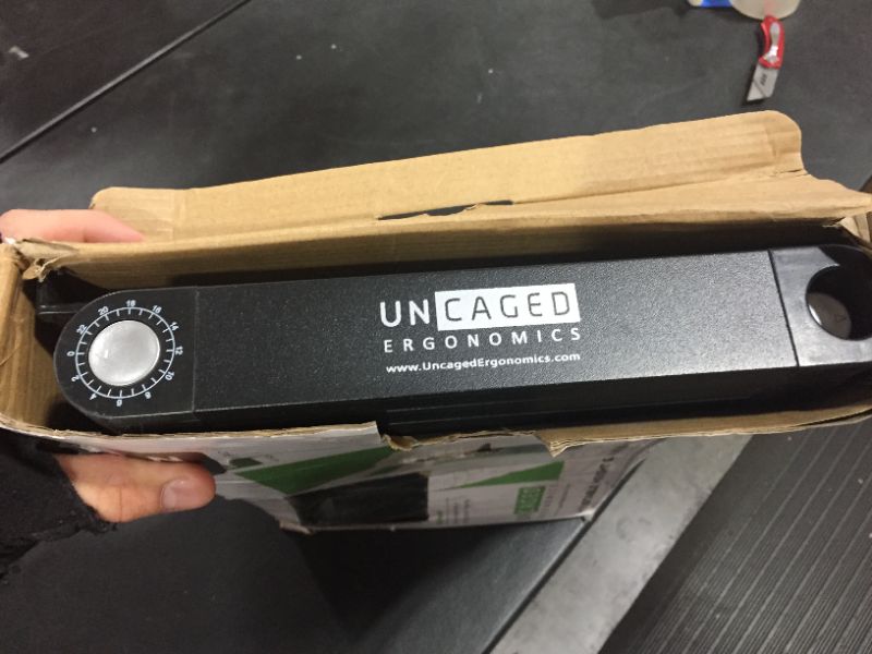 Photo 2 of Uncaged Ergonomics WorkEZ Keyboard Tray Stand (Black)