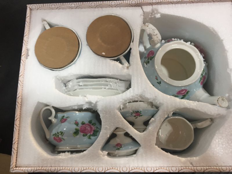 Photo 2 of BTaT- Floral Tea Set