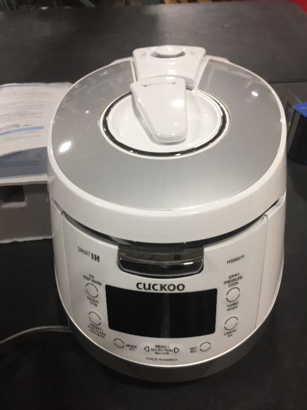 Photo 2 of Cuckoo CRP-HS0657F 6 cup Induction Heating Pressure Rice Cooker – 18 Built-in Programs Including Glutinous