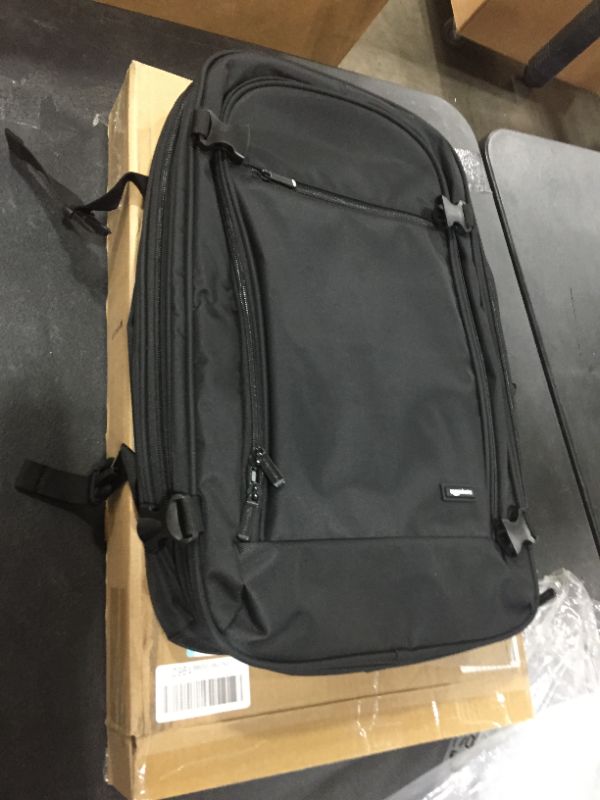 Photo 2 of Amazon Basics Carry-On Travel Backpack - Black