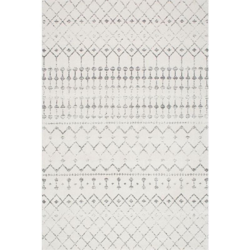 Photo 1 of 6'7" x 9' Gray Nuloom Rug