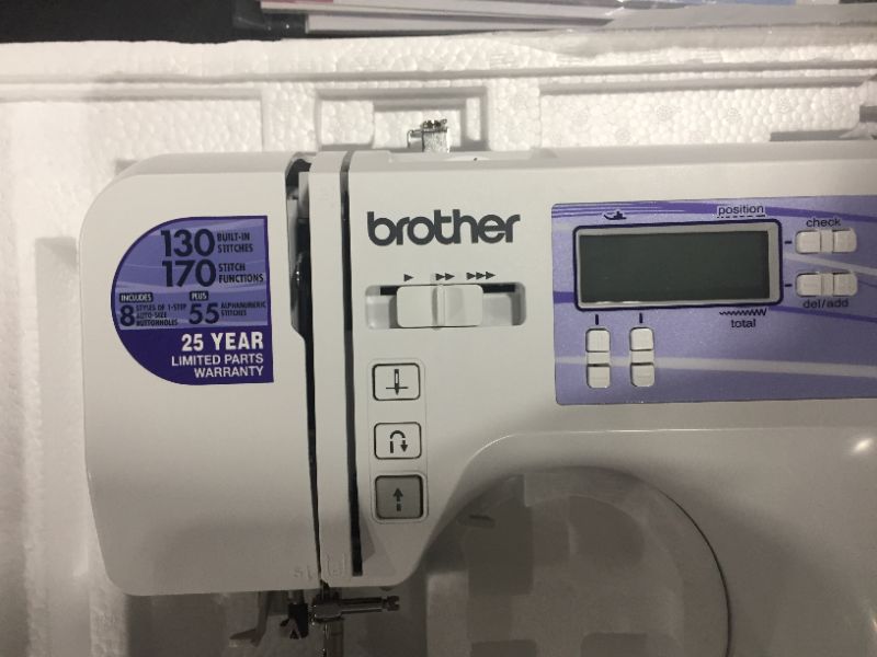 Photo 5 of Brother HC1850 Sewing and Quilting Machine, 185 Built-in Stitches, LCD Display, 8 Included Feet
