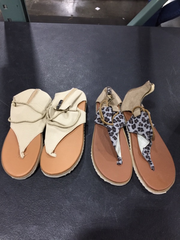 Photo 1 of 2 Pack womens sandals- Size 37