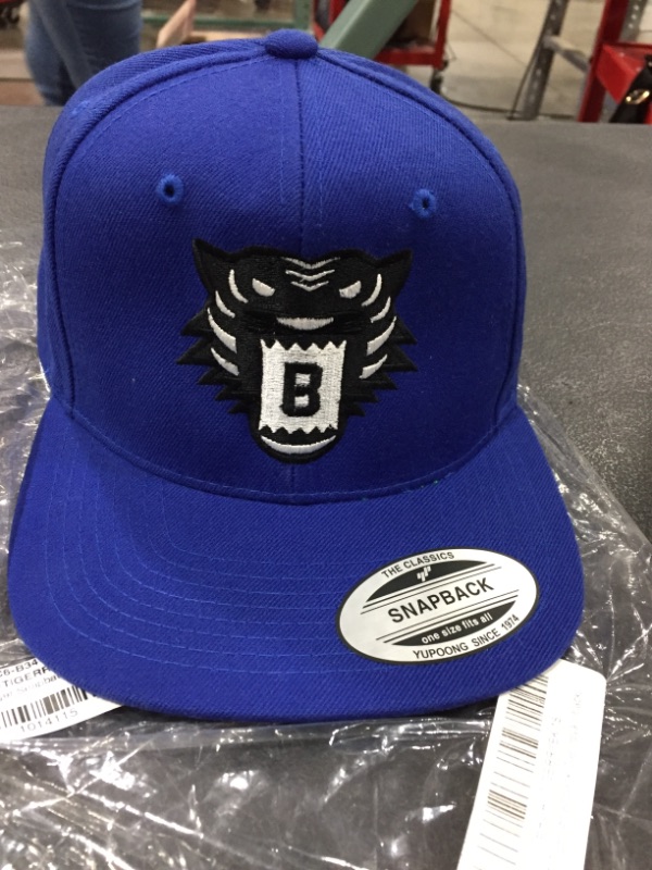 Photo 2 of BAIT TIGER SNAPBACK CAP (ROYAL / GREEN) Size- 1S
