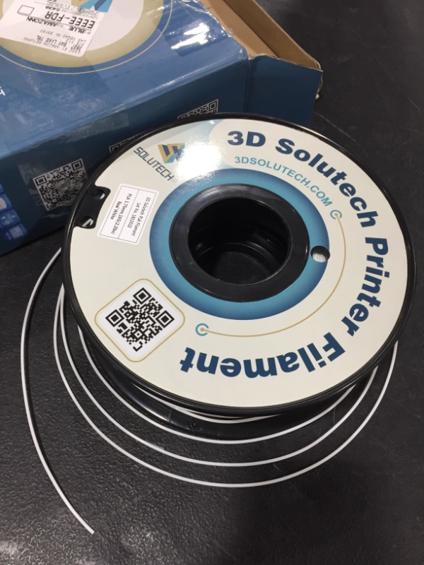 Photo 2 of 1.75mm PLA White 3D Printer Filament 1kg 2.2lbs
