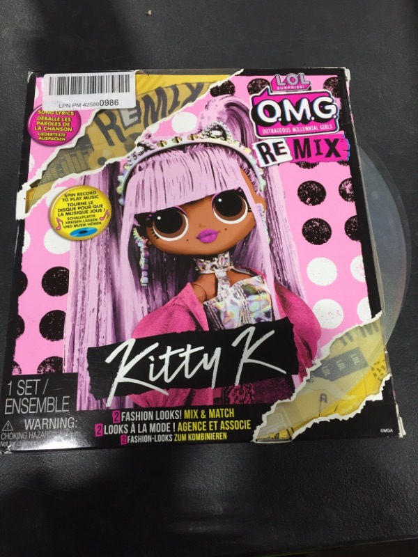 Photo 2 of L.O.L. Surprise! O.M.G. Remix Kitty K Fashion Doll