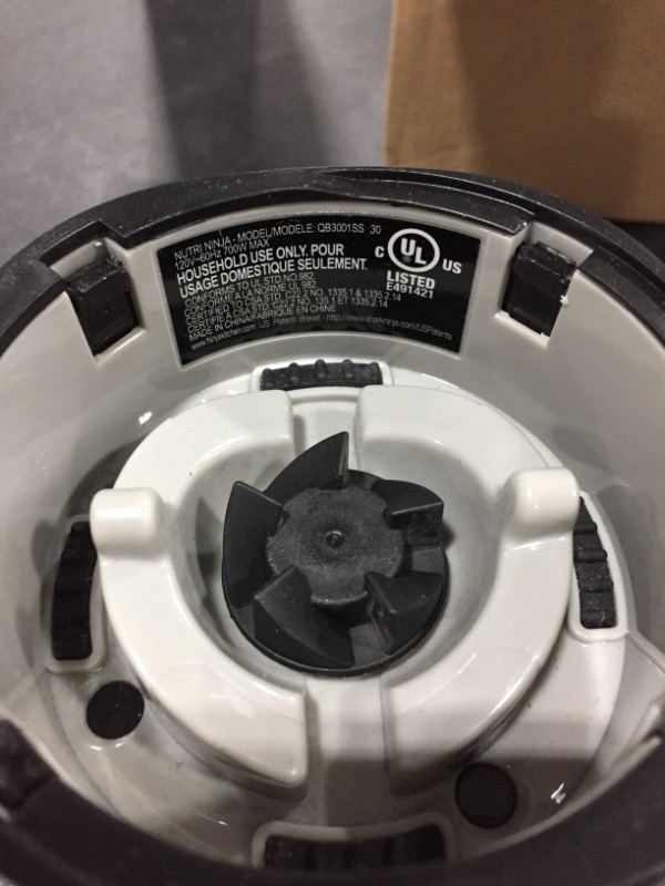 Photo 1 of Ninja Personal Blender for Shakes, Smoothies, Food Prep, and Frozen Blending with 700-Watt Base and (2) 16-Ounce Cups with Spout Lids (QB3001SS)