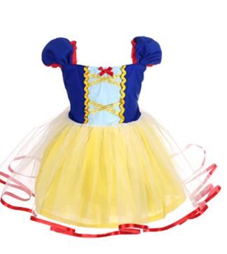 Photo 1 of Dressy Daisy Princess Costumes Birthday Fancy Halloween Xmas Party Dresses Up for Baby Little Toddler Girls- size 130
