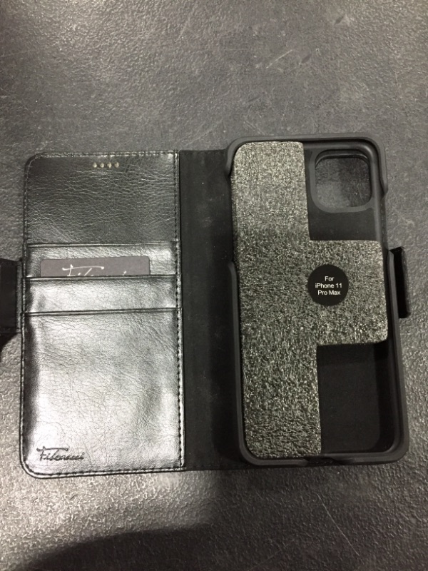 Photo 2 of Black Phone case/ wallet for iPhone 11 pro max