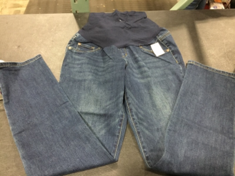 Photo 1 of Women's indigo blue maternity jeans size Large