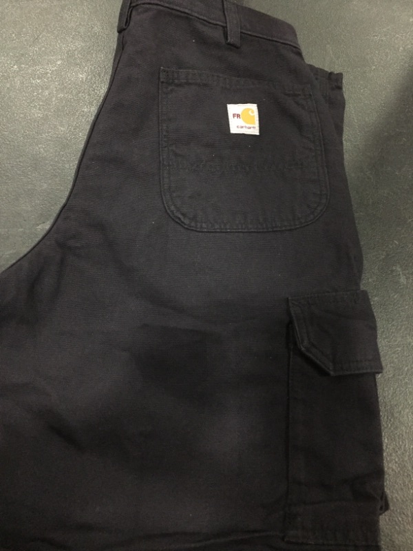 Photo 3 of Carhartt Men's Flame Resistant Cargo Pant- 32x30- Black
