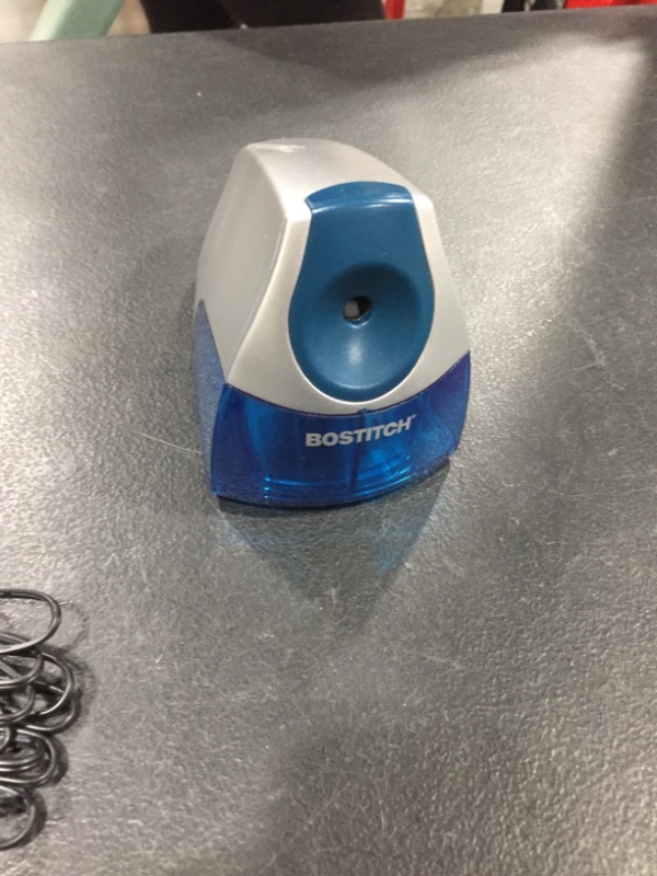 Photo 2 of Bostitch Personal Electric Pencil Sharpener, Blue (EPS4-BLUE)
