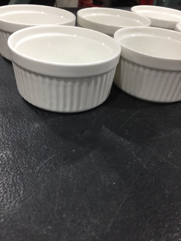 Photo 3 of 4oz/120ml Porcelain Ramekins, Set of 6
