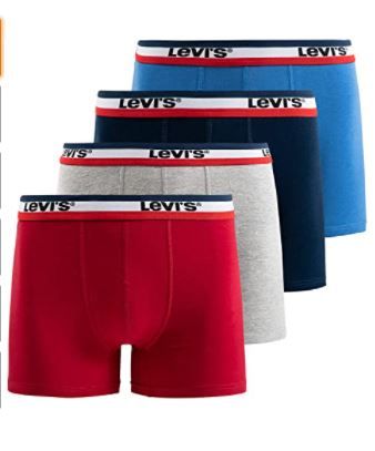 Photo 1 of Levi's Mens Boxer Briefs Breathable Stretch Underwear 4 Pack- Size Small
