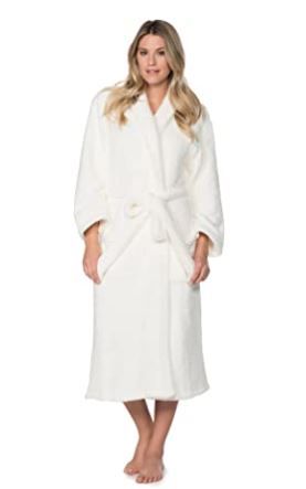 Photo 1 of Barefoot Dreams Cozychic Adult Robe- Womens size 2, color pearl
