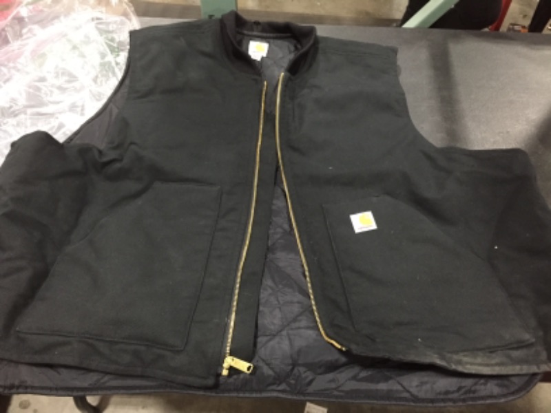 Photo 1 of Men's Carhartt Black Vest- Size 5xl