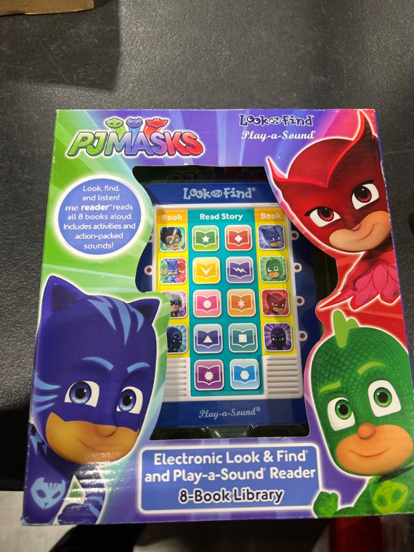 Photo 2 of PJ Masks Catboy, Owlette, Gekko and More! - Me Reader Electronic Reader and 8 Sound Book Library - PI Kids Hardcover – Sound Book, July 1, 2017
