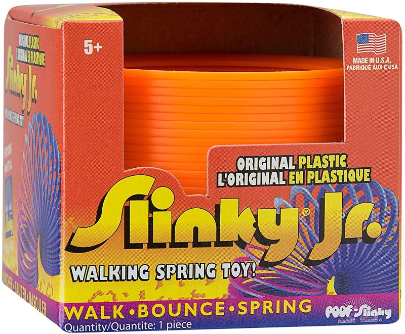 Photo 1 of The Original Slinky Brand Plastic Slinky Jr Kids Spring Toy
