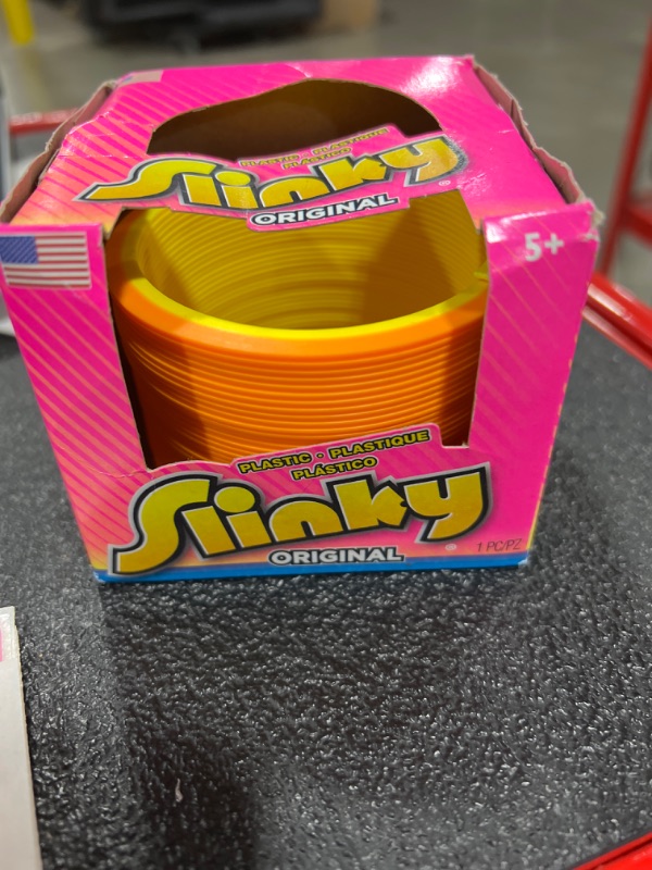 Photo 2 of The Original Slinky Brand Plastic Slinky Jr Kids Spring Toy
