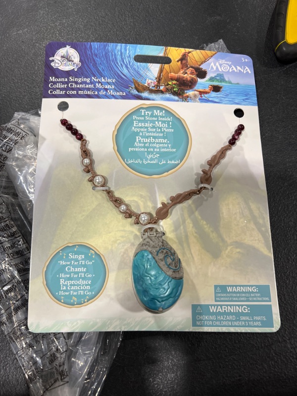 Photo 1 of Disney Moana Singing Necklace for Kids
