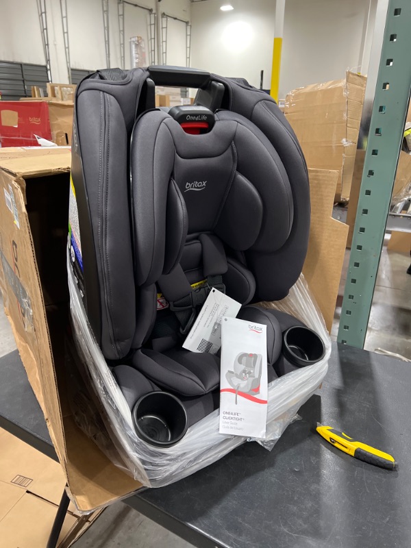 Photo 2 of Britax One4Life ClickTight All-in-One Car Seat – 10 Years of Use – Infant, Convertible, Booster – 5 to 120 Pounds, Cool Flow Moisture Wicking Fabric