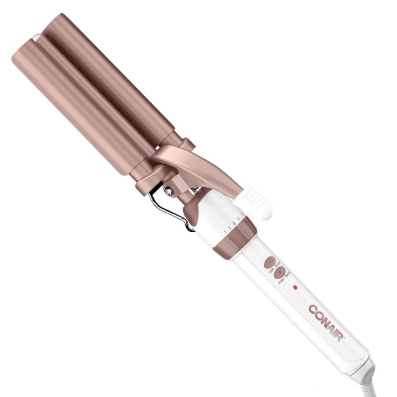 Photo 1 of Conair Double Ceramic Rose Gold Triple Hair Waver, One Size