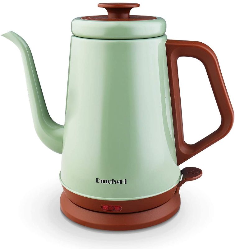 Photo 1 of DmofwHi Gooseneck Electric Kettle(1.0L), 100% Stainless Steel BPA Free Classic Pour Over Coffee Kettle | Tea Kettle - Green