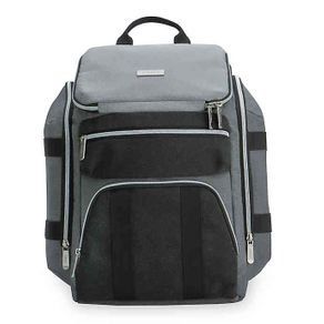 Photo 1 of Baby Brezza Diaper Backpack in Grey/Black