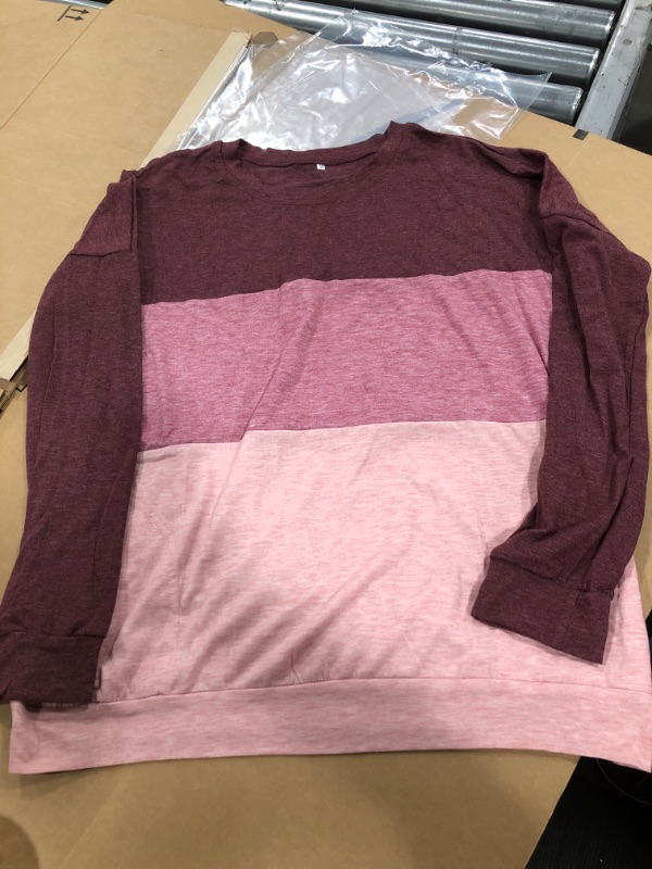 Photo 1 of Women's Long Sleeve with Pockets, Burgundy, Medium