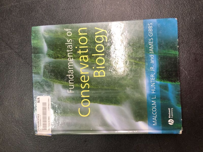 Photo 2 of Fundamentals of Conservation Biology 3rd Edition