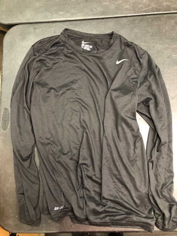 Photo 2 of Men's Nike Legend Long Sleeve - Black - Size L