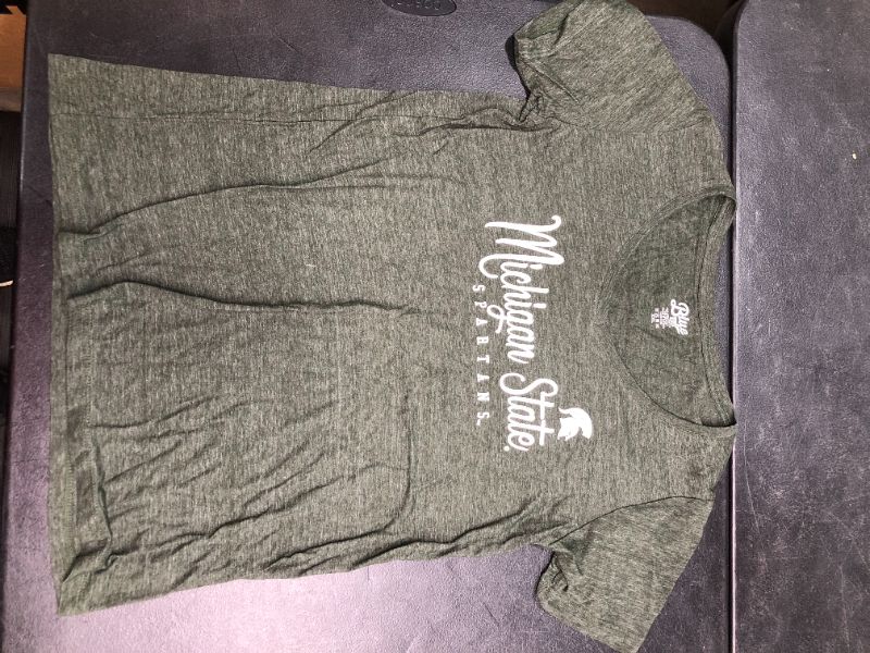 Photo 1 of Women's Michigan State Spartan Short V Neck Shirt XXL 