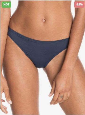 Photo 1 of Women Beach Classics Moderate Bikini Bottoms Mood Indigo | Roxy Bikini Bottoms M 