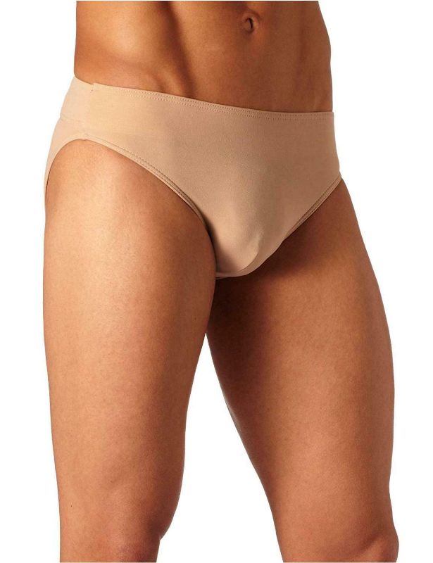 Photo 1 of Capezio Men's Full-seat Dance Brief, Nude, Large, Nude, Size Large 