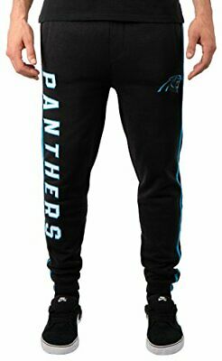 Photo 1 of Ultra Game NFL Carolina Panthers Mens Active Basic Jogger Fleece Pants